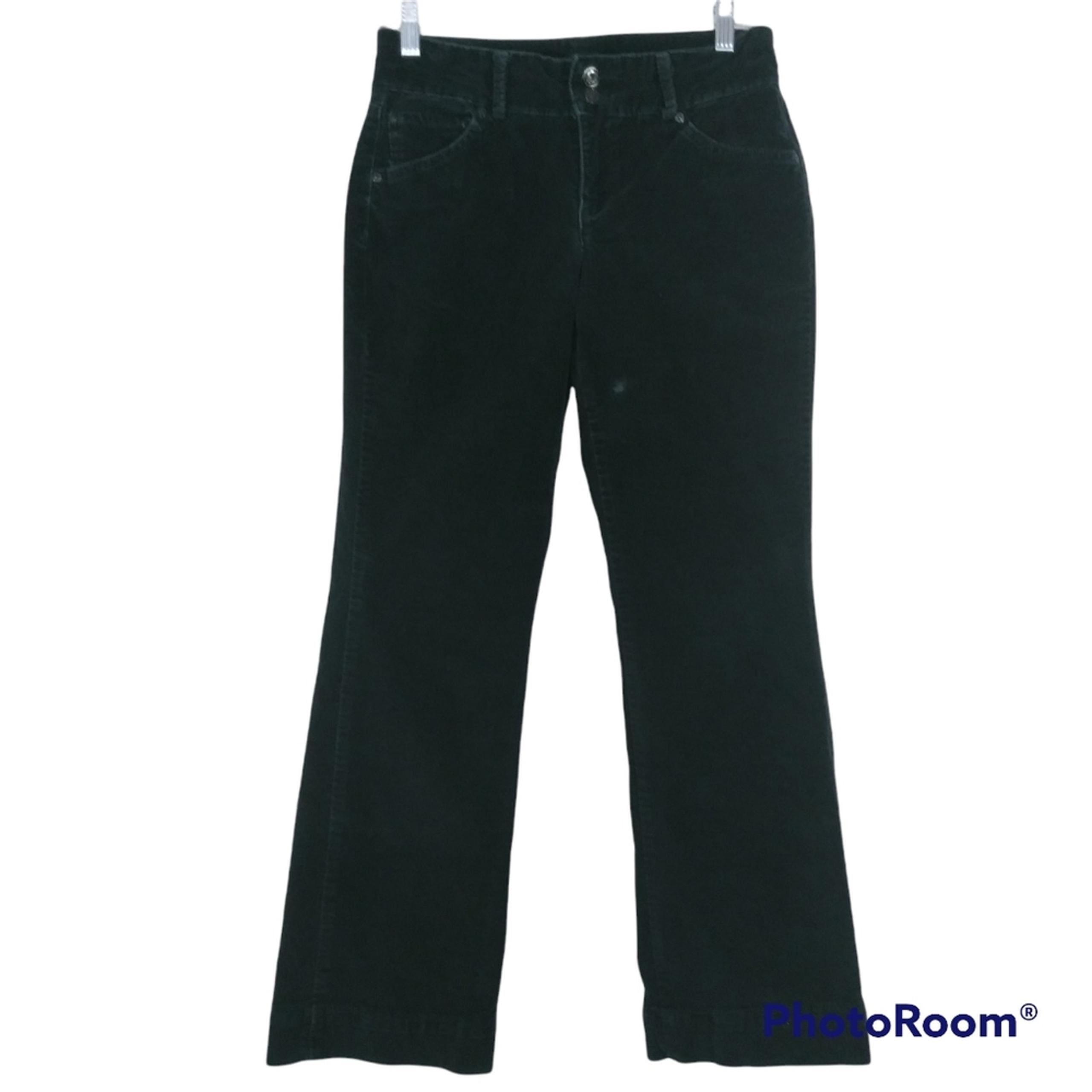 Jeanstar Black Wide Leg Velvet Jeans 4