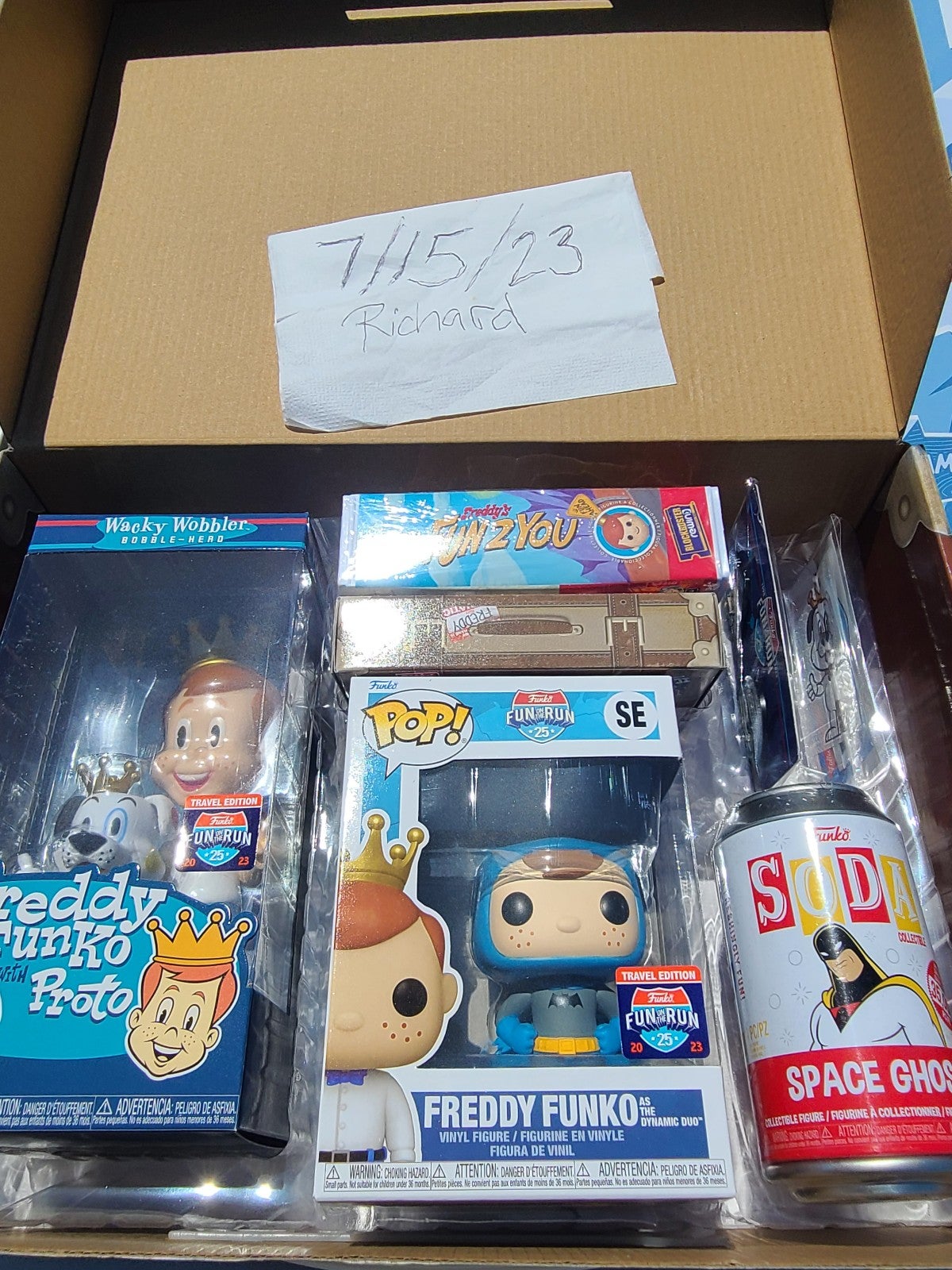 freddy Funko as batman fun on the run