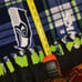 Fleece blanket, fleece tie throw. Reversible 95 X 50 Seahawks Hand Made