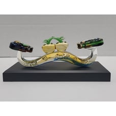 TAI-HWA POTTERY GLASS ART SCULPTURE FIGURINE