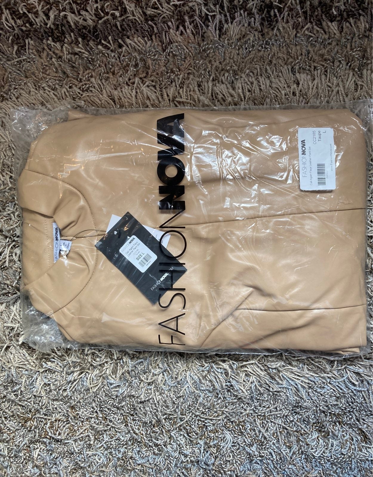 FAUX leather Pant Set WMN