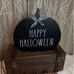 RAE DUNN FARMHOUSE HOME DECOR HALLOWEEN PUMPKIN TABLE TOP WOOD WITCH BOO NEW HTF