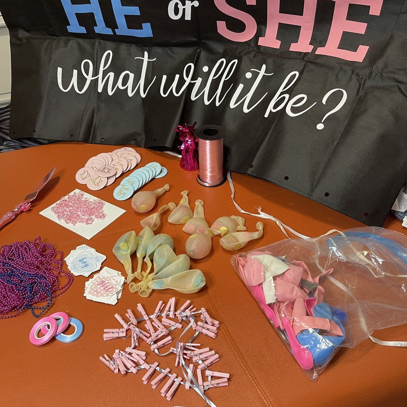Gender Reveal Bundle Lot- Items New