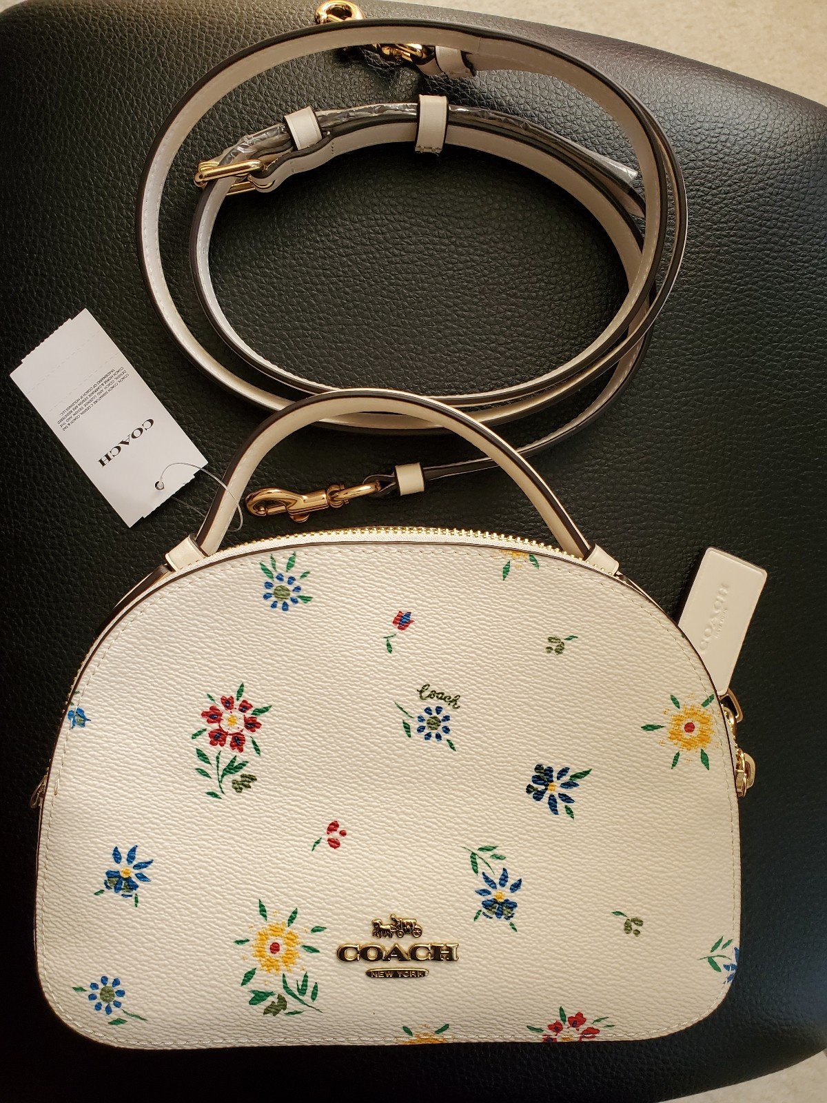 NWT Coach Serena Satchel in Wildflower Print