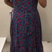Calvin Klein Floral V-neck Midi Dress