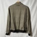 Zara Men’s Plaid Bomber Jacket Houndstooth Checkered Full Zip Up Sz L Excellent