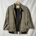 Zara Men’s Plaid Bomber Jacket Houndstooth Checkered Full Zip Up Sz L Excellent