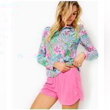 LILLY PULITZER LUXLETIC 4” BOCA CHICA SHORTS /HAVANA PINK