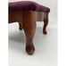 VINTAGE PETIT POINT EMBROIDERED OTTOMAN FOOTSTOOL FURNITURE HOME DECOR