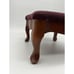 VINTAGE PETIT POINT EMBROIDERED OTTOMAN FOOTSTOOL FURNITURE HOME DECOR