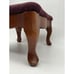 VINTAGE PETIT POINT EMBROIDERED OTTOMAN FOOTSTOOL FURNITURE HOME DECOR