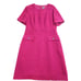 Hugo Boss Woman's Short Sleeve Tweed A line Scoop neckline Mini Dress