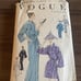 Vogue Wraparound Kimono Style Dressing Gown 1950s Pattern - Bust 34-36” CUT