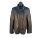 BCBG MAXAZRIA womens L lambs leather biker moto riding jacket black
