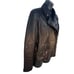 BCBG MAXAZRIA womens L lambs leather biker moto riding jacket black