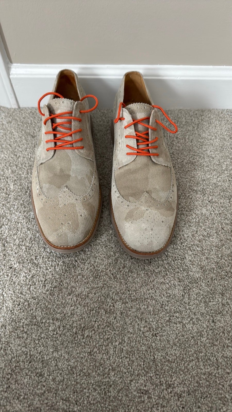 Cole Haan Camo Suede Lunarlon Oxfords