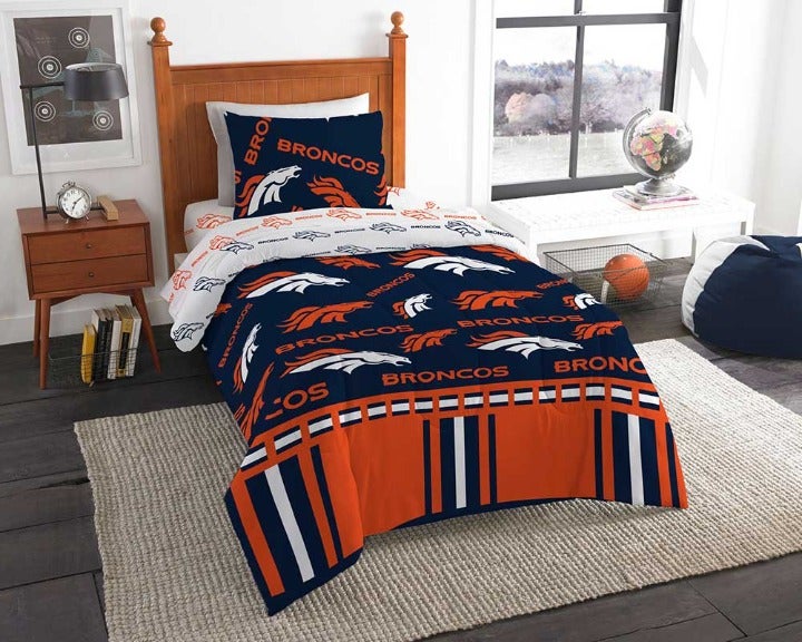 Denver Broncos NFL Twin Bed in Bag Comforter Set