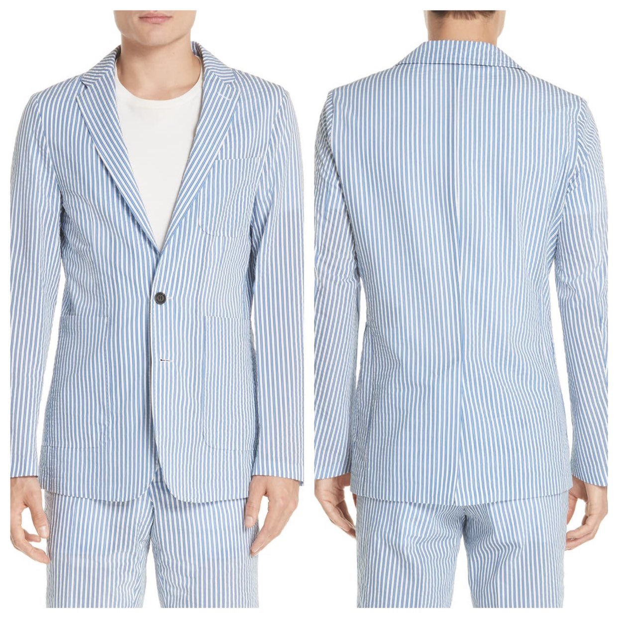 Burberry Serpentine Seersucker Coat