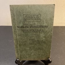 WW2 Canadian Working Instructions Wireless Set No 19 Mark II SC Reference Book