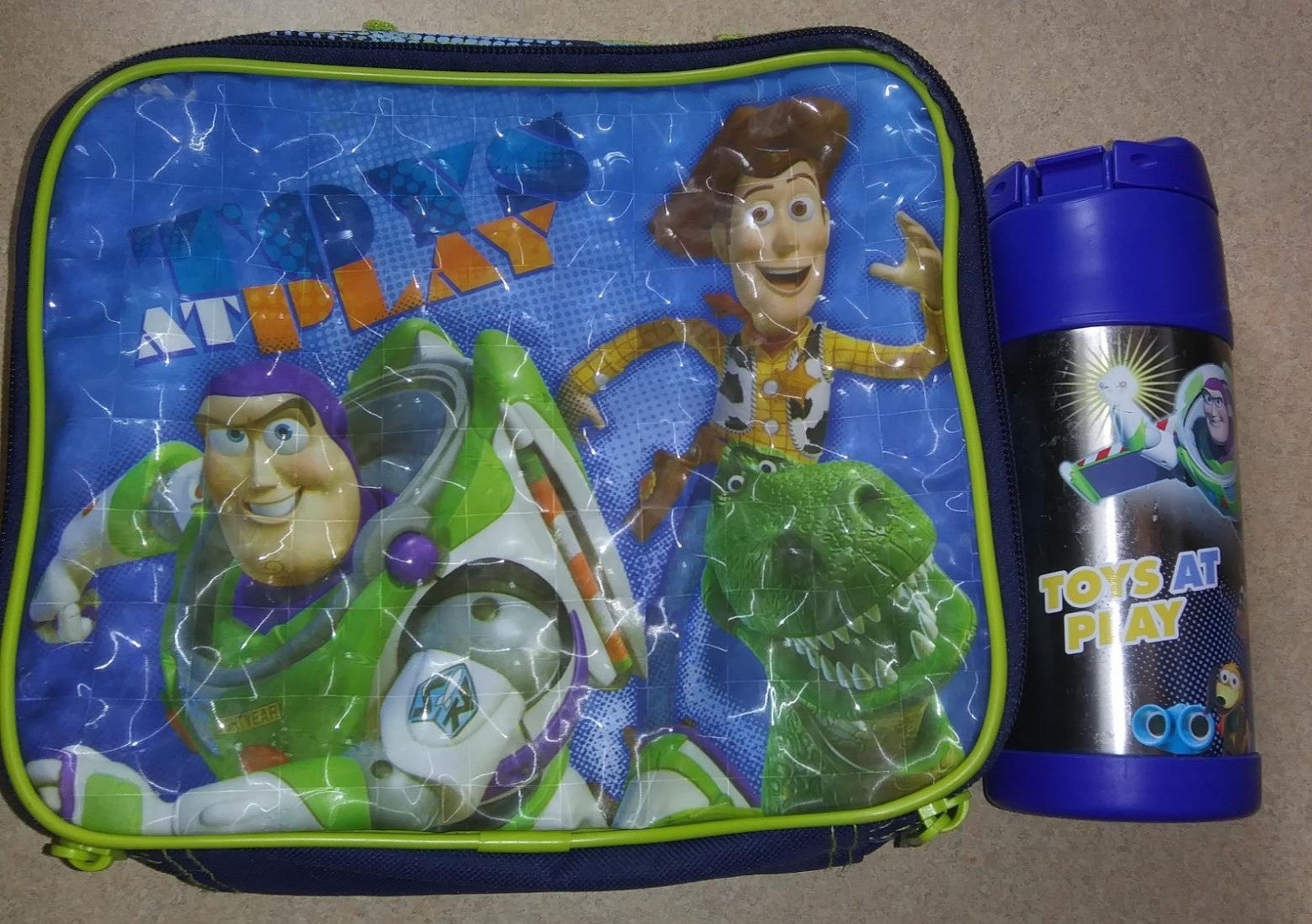 Toy Story 3 lunch box and thermos