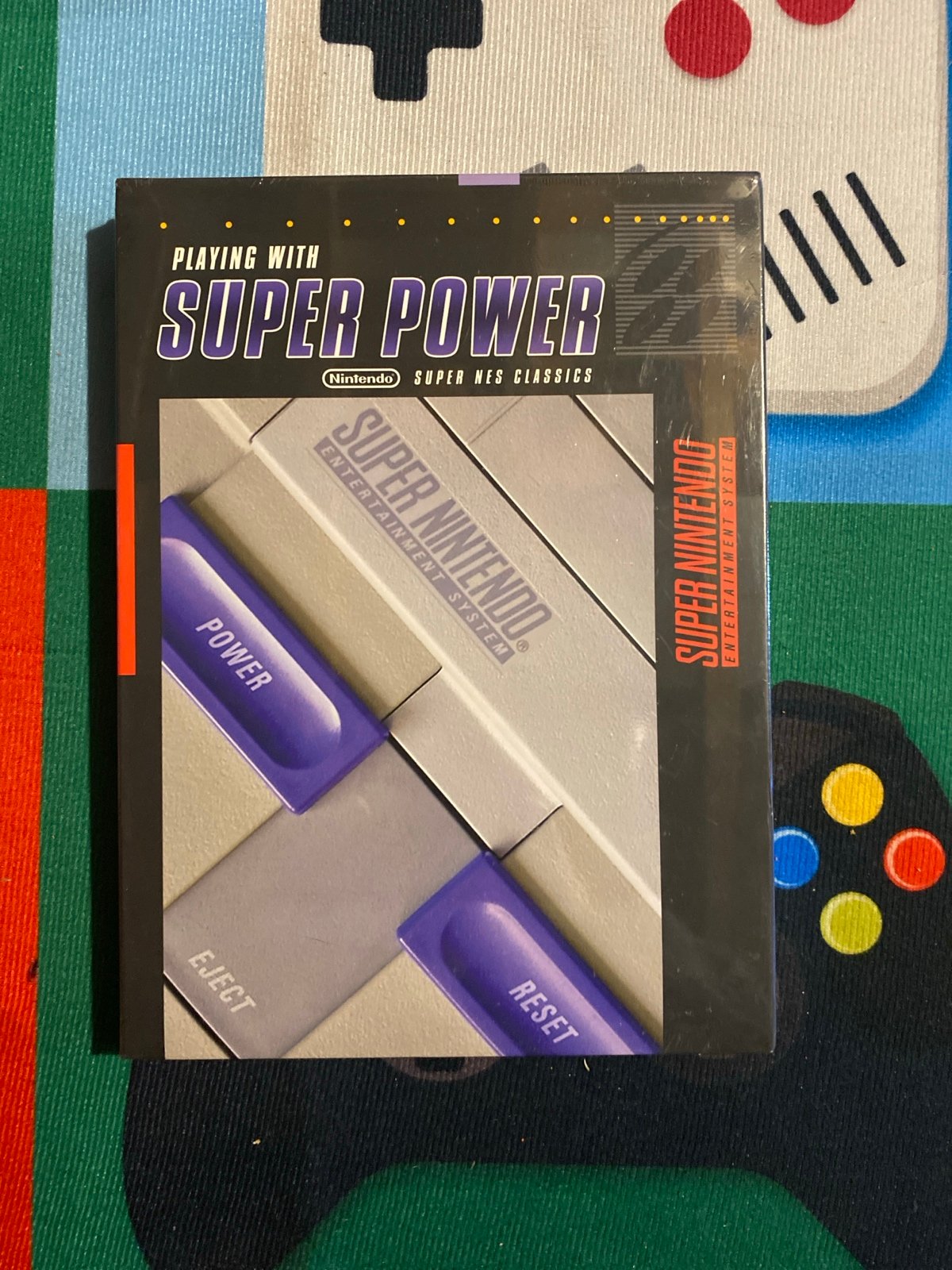 Playing with Super Power Nintendo Super NES Classics Book New Sealed Hardcover