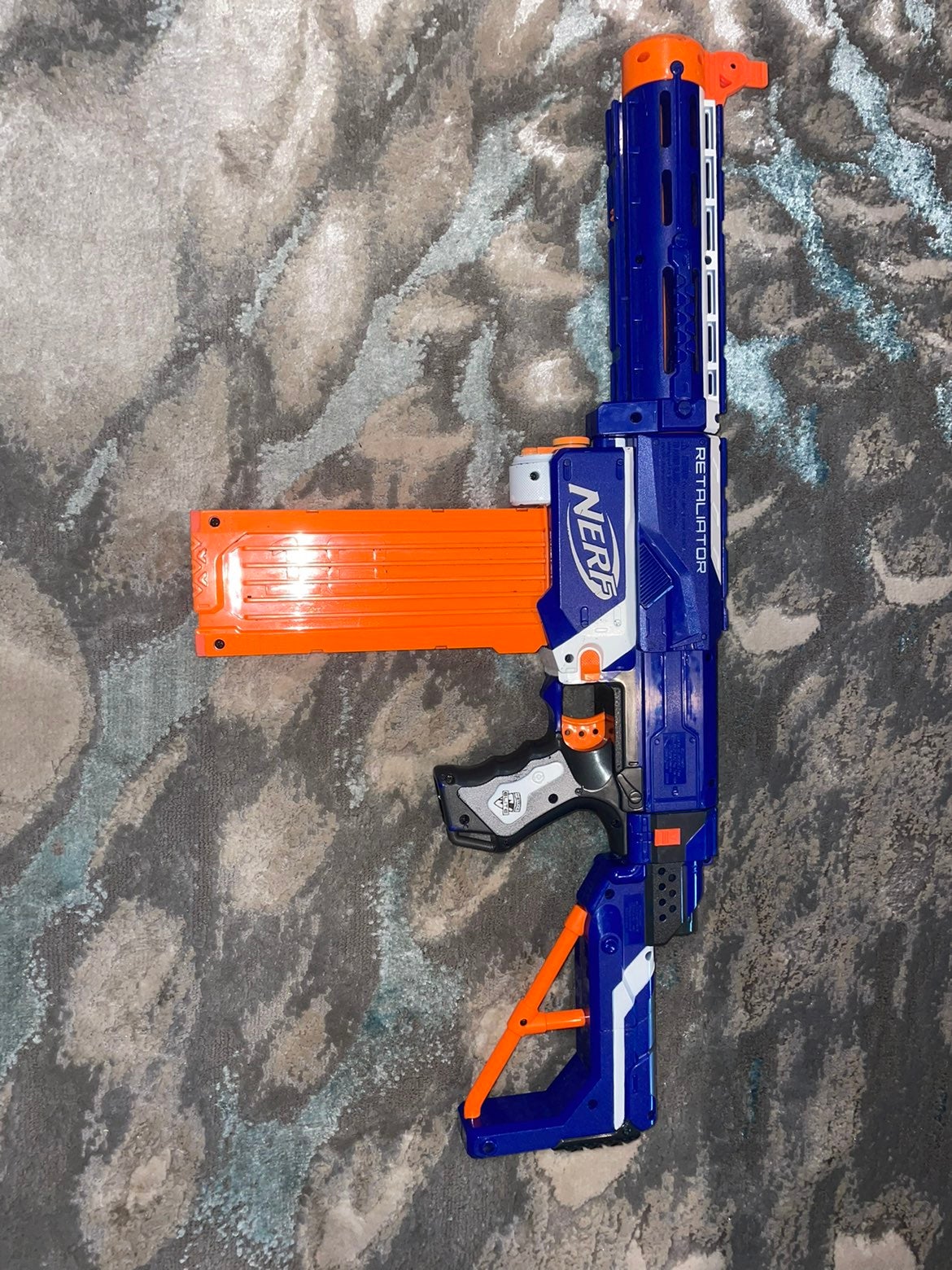 Nerf N-Strike Elite Blue Retaliator Dart Blaster Gun w/ 18 Round Mag