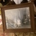 Large Victorian print in a Victorian frame