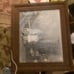 Large Victorian print in a Victorian frame