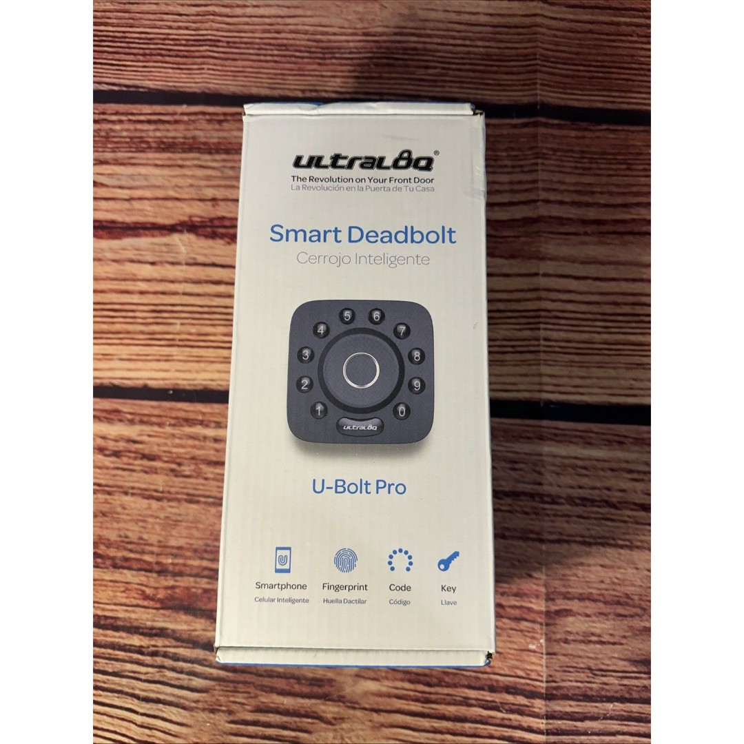 ULTRALOQ U-Bolt Pro Smart Door Lock Fingerprint Deadbolt