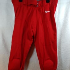 Nike Red White Belted Football Pants