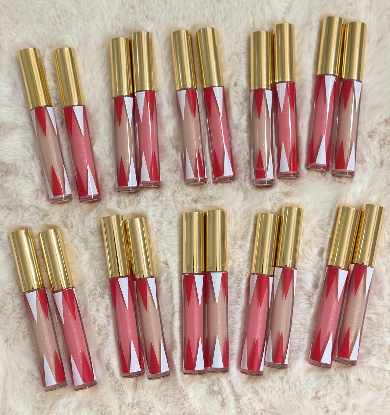 10 Sets Estée Lauder Lip Gloss Bundle Set Full Size New