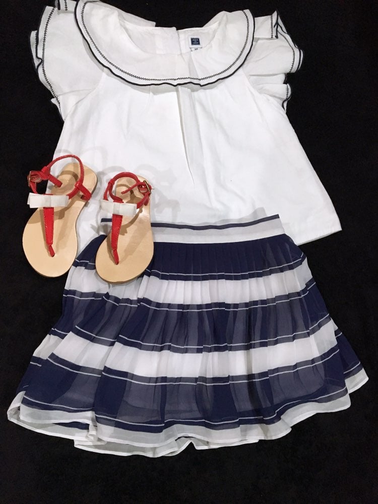 Little Girl Skirt Outfit