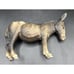 Vintage 1960’s Breyer Vintage Plastic Donkey With Brown Tan Grey Paint -TO6