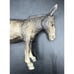 Vintage 1960’s Breyer Vintage Plastic Donkey With Brown Tan Grey Paint -TO6