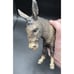 Vintage 1960’s Breyer Vintage Plastic Donkey With Brown Tan Grey Paint -TO6
