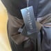 White House Black Market Silk Lace Trim Little Black Dress Silk Sash in Size 04.
