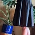 White House Black Market Silk Lace Trim Little Black Dress Silk Sash in Size 04.