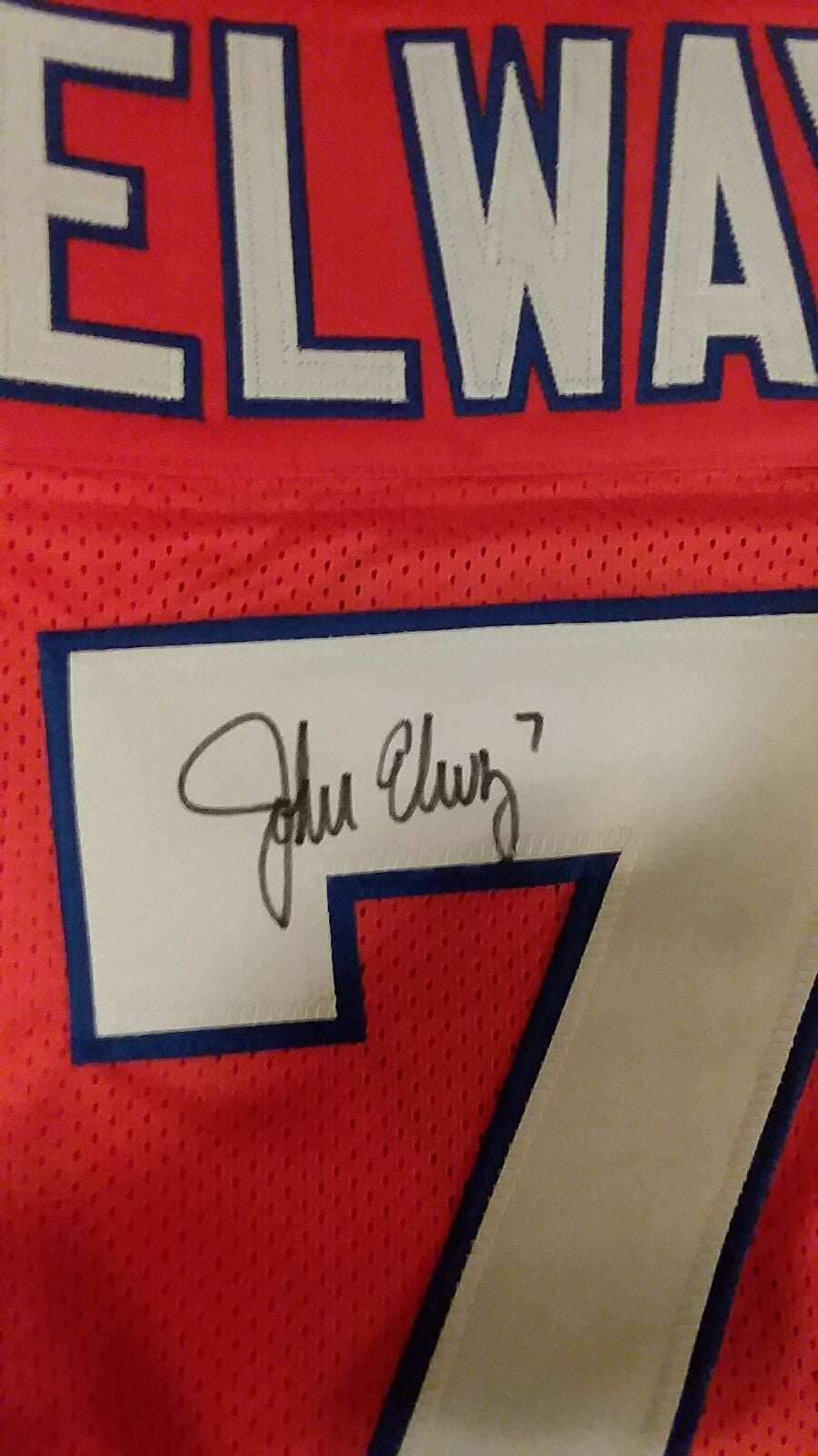 John Elway Signed Denver Broncos Jersry