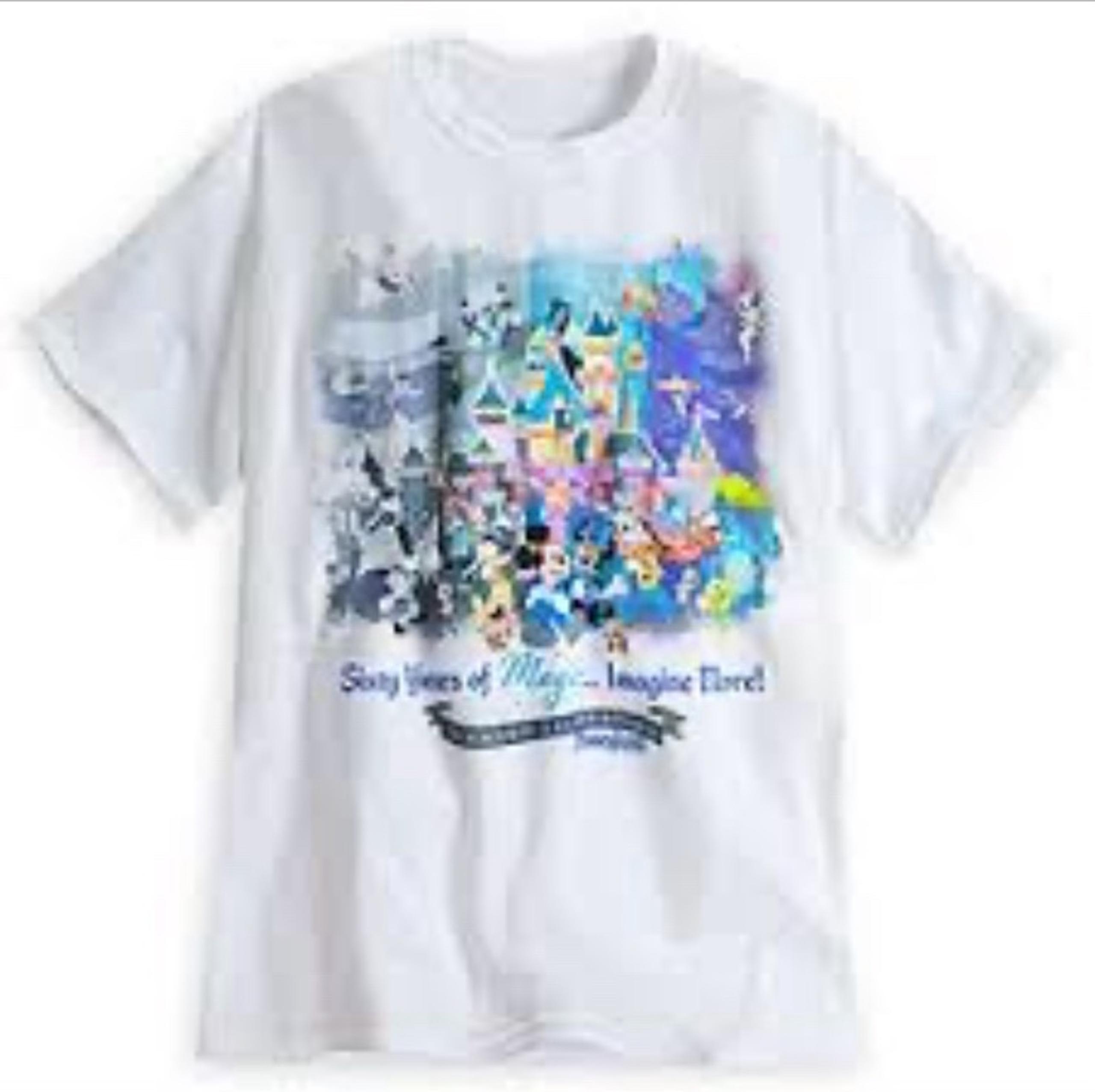 White short sleeve, Disney tee shirt 60 years of magic