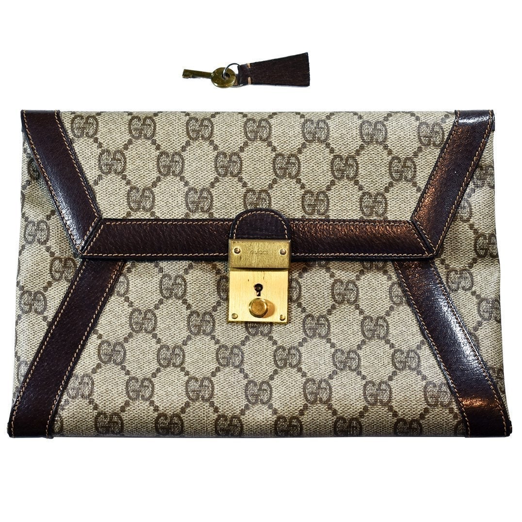Vintage GUCCI Purse Brown 1976 Like New