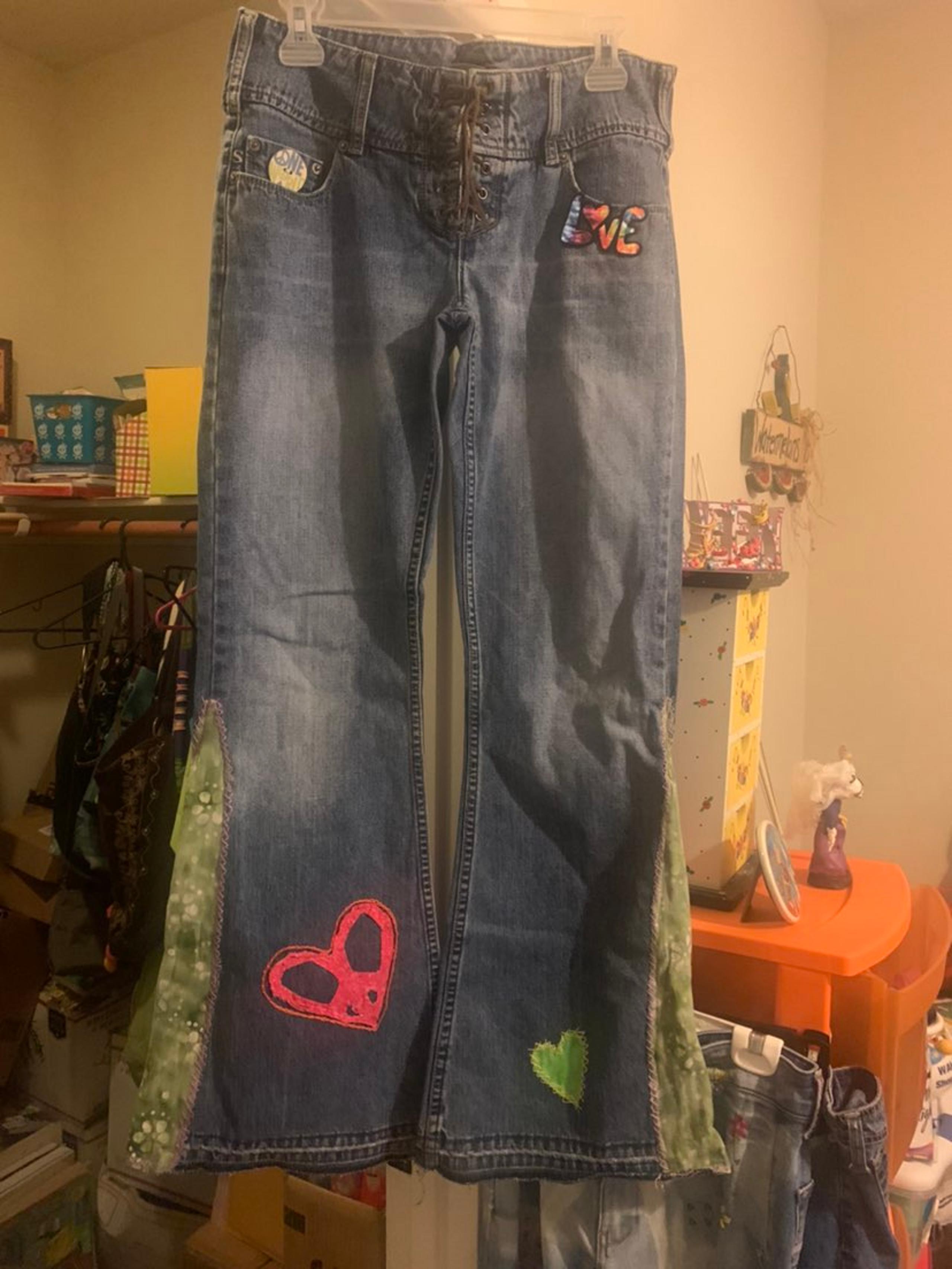 Womens Boho Jeans