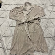 Koolaburra By Ugg Short Gray Bathrobe Size S Light Weight Summer Robe Cozy Women