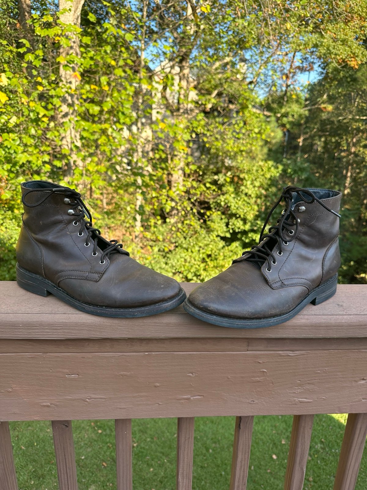 Thursday Boot Company Men's Captain Lace-Up Boot In Brown Leather