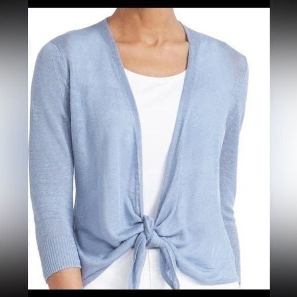 Nic+Zoe Convertible Cardigan Light Sky Size S