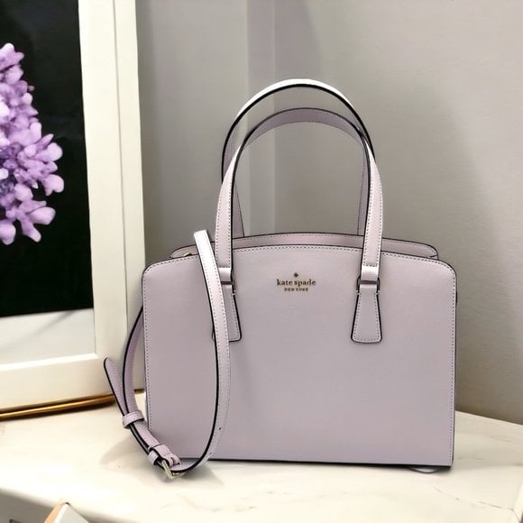 Kate Spade New York Perry Medium Satchel in Pale Amethyst