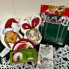 How The Grinch Stole Christmas CIndy Lou Who & Max The Dog Holiday Throw Pillows