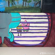 Acrylic painting