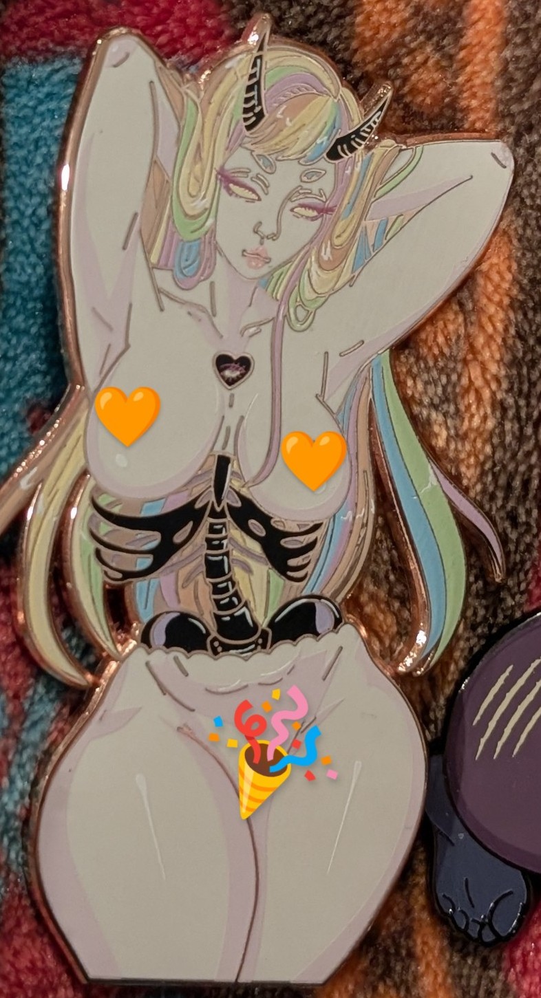 Lewd pin