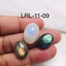 Labradorite & Rainbow Oval Shape Cabochon-LRL-11-09