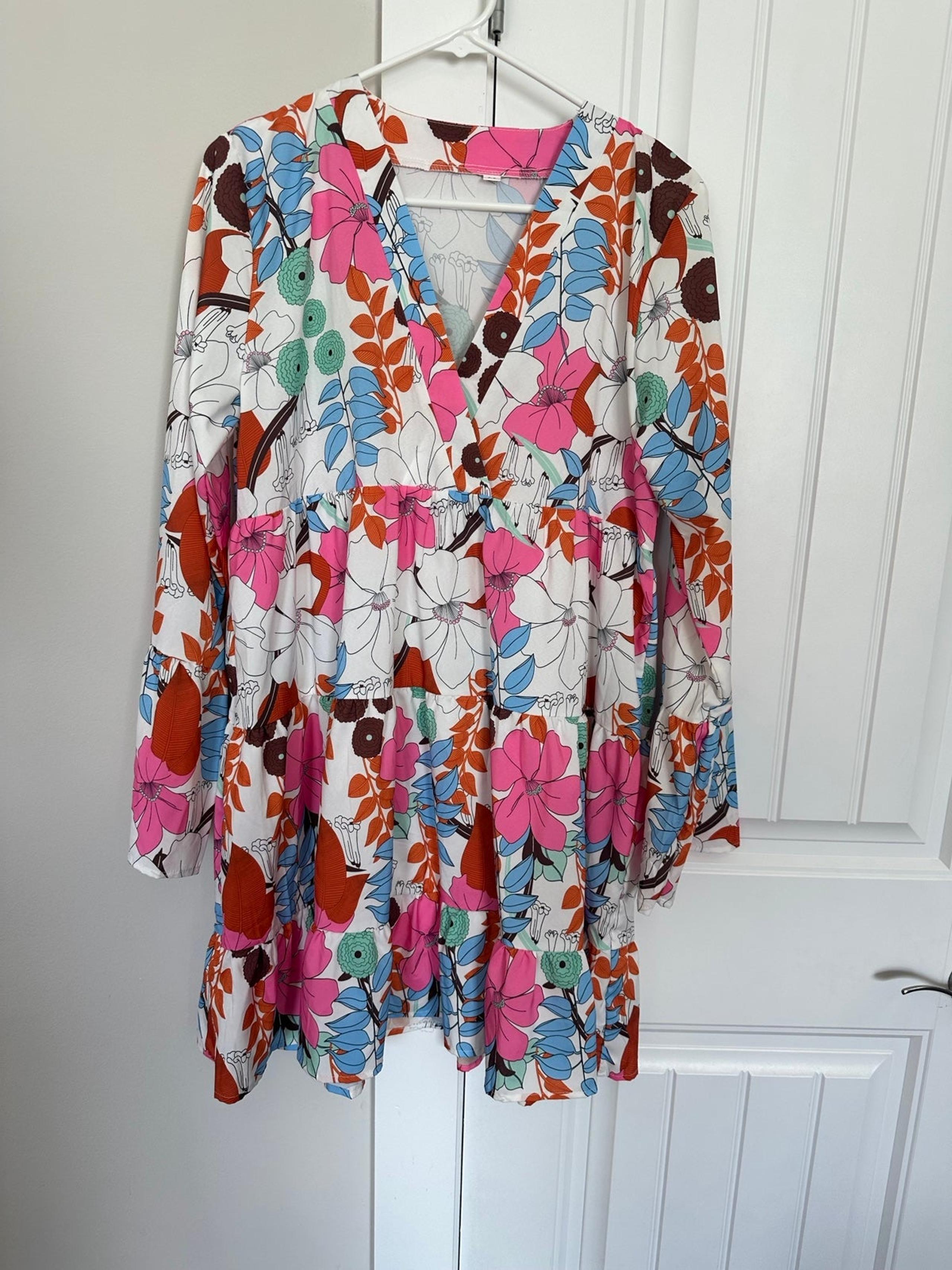 Floral Long Sleeve Dress